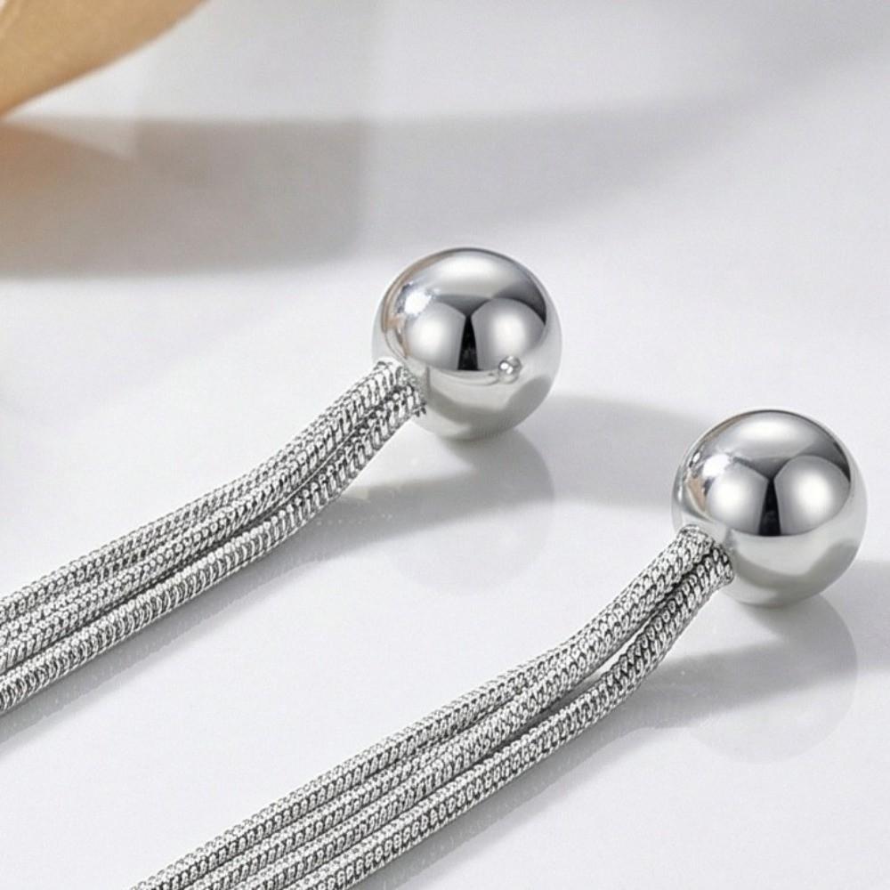 Leichter Luxus Charm Metallohrringe Elegante Hängende Ohrringe Trendige Quastenanhänger Ohrringe Party