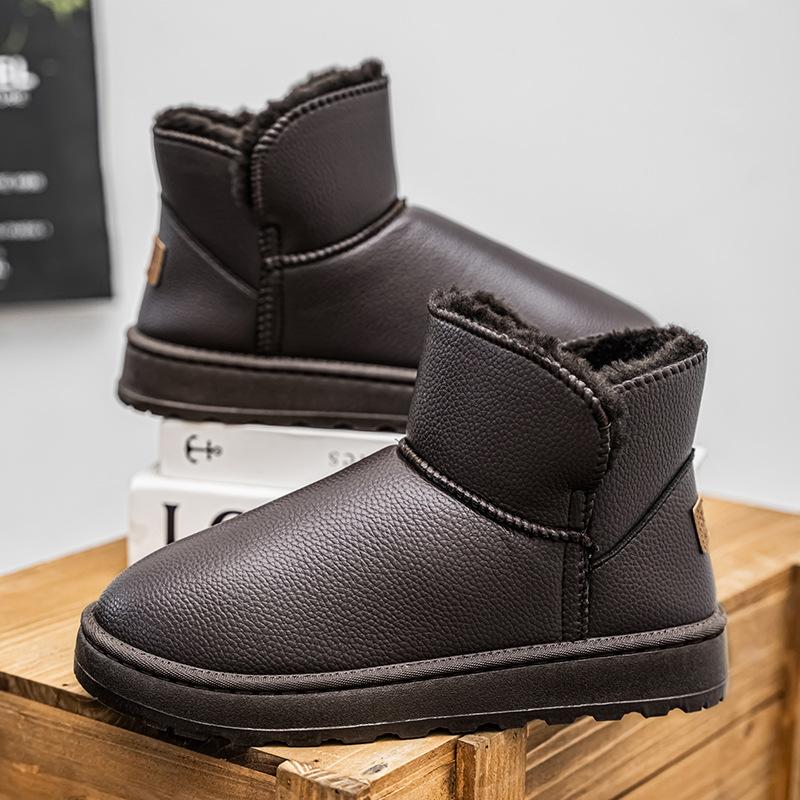 New snow boots winter velvet warm thickened cotton shoes outdoor snow boots waterproof and non-slip cotton shoes