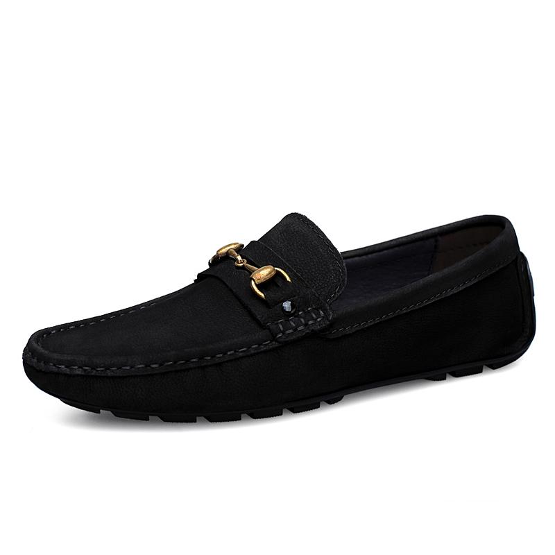 

Fashion Fast Delivery Office Loafers Genuine Leather Men Casual Shoe Dress Business Slip on Footwear Breathable Moccasins Driving Shoes 37