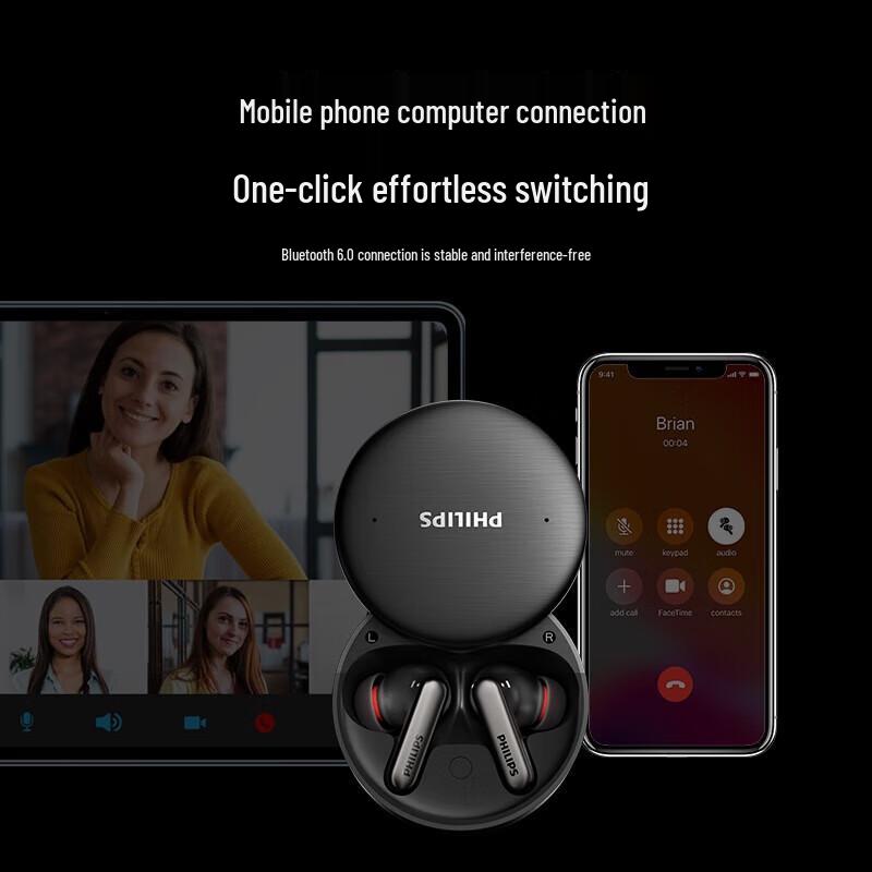 Philips TAT9910 High-Resolution In-Ear Wireless Earbuds