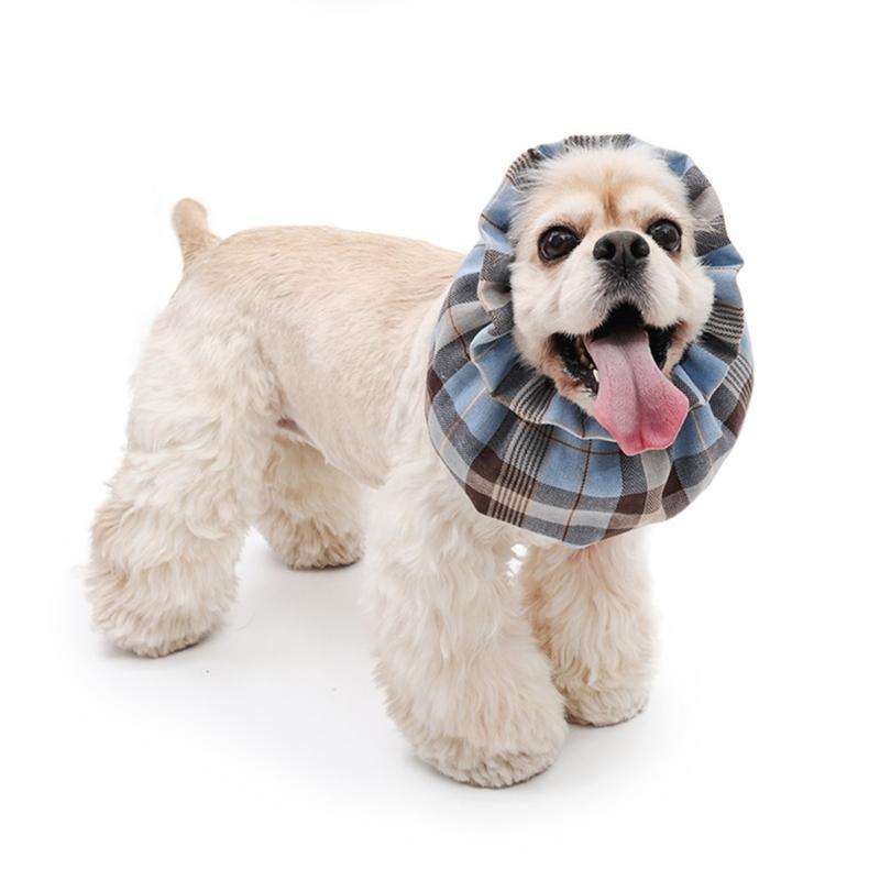 Stretch Dog Ear Wrap for Cocker Spaniels and Similar Dogs, Feeding Drinking Grooming and Head Coverage, 1 Pack