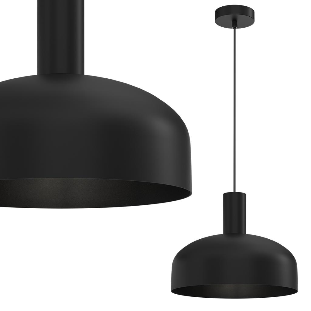 Visby Black 1Xe27 Hanging Lamp