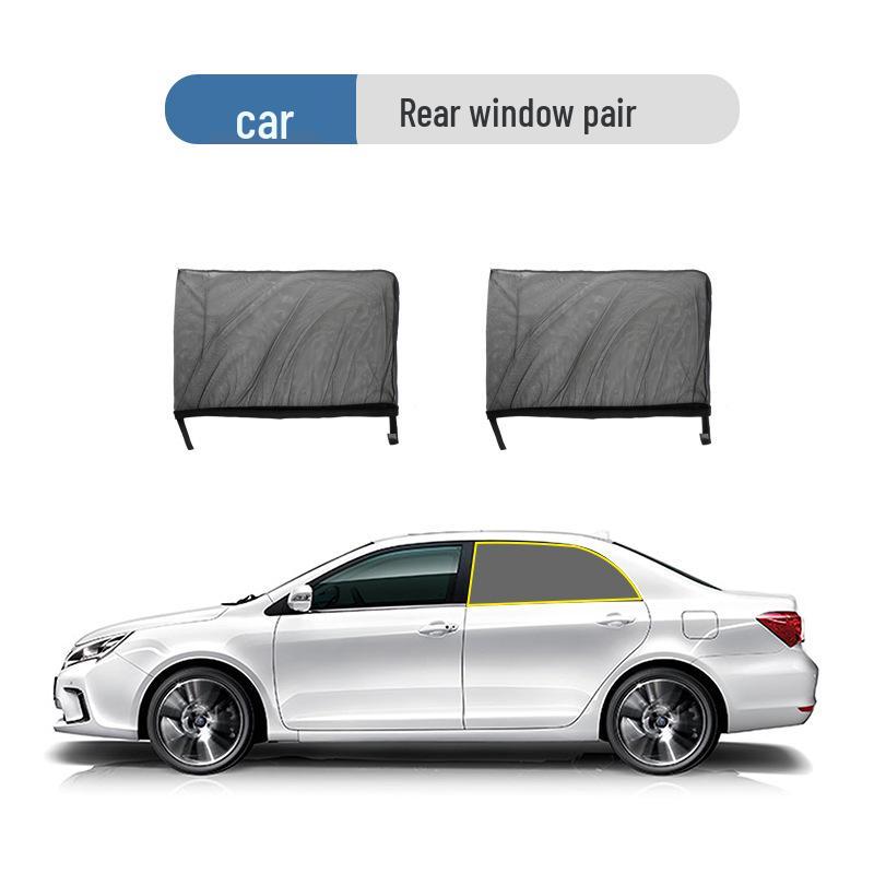 Compatible with Great Wall Fengjun 5-6 and Tank 300: Mosquito-Proof Sunshade Mesh Window Curtain