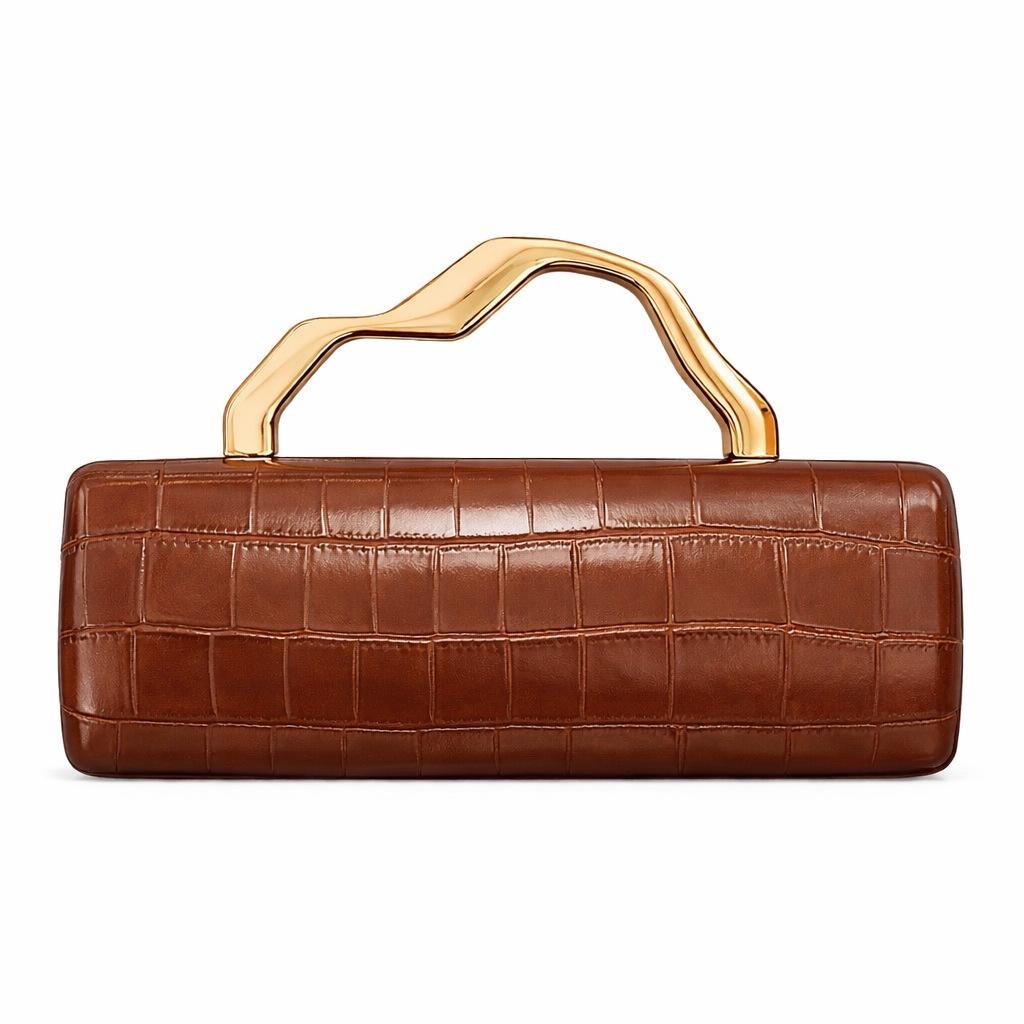 Crossbody PU Gold Fashion Shoulder Bag – European & American Styled Evening Bag
