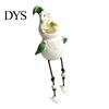Outdoor Yard Art Decor Funny Chicken Art, Resin Rooster Statues, Unique Patio Balcony Accents Creative Sculptures for Garden Ornaments Modern