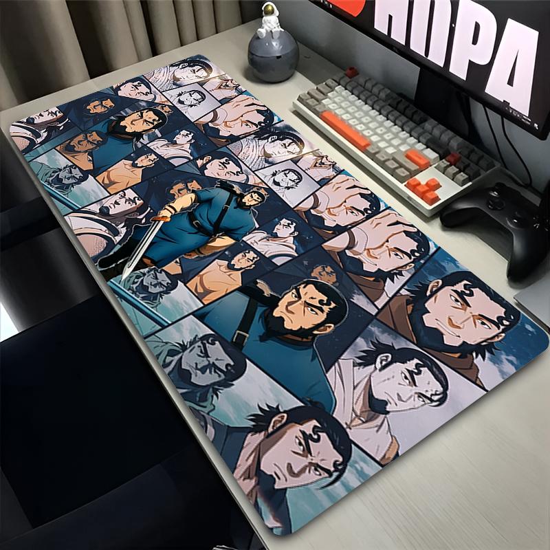 Beliebte Anime Mauspads PC Computer Gaming Zubehör Vinland Saga Große Schreibtischunterlage Naturgummi Mauspads Gamer Tastaturmatte