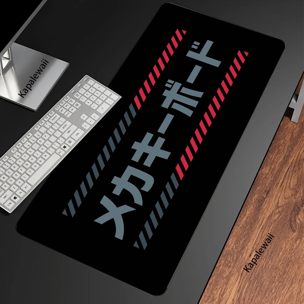 Schwarz-Weiß Gaming-Mauspad Gamer Speed Zubehör Tastaturunterlagen Verriegelungskante Computer-Mauspad Notizbuch Büro-Mausmatte