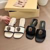 Summer couples Flip-flops Brand Designer Casual Be ach slippers women's  luxury sandals Italian Dinner Party style