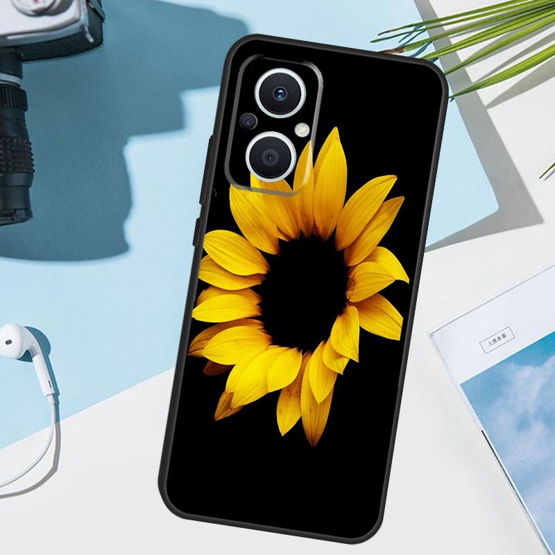 Sunflower Cover For OPPO Reno 7 8 Lite 10 12 13 14 Pro 11 F 12F 13F 14F OPPO Find X8 X5 X6 X9 Pro Case OPPO Reno14 Pro