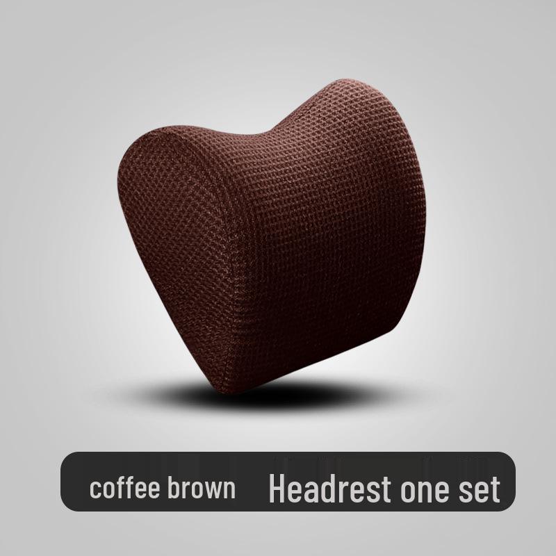 

Подушка-подголовник и поясничная подушка из льна с эффектом памяти для дома, офиса