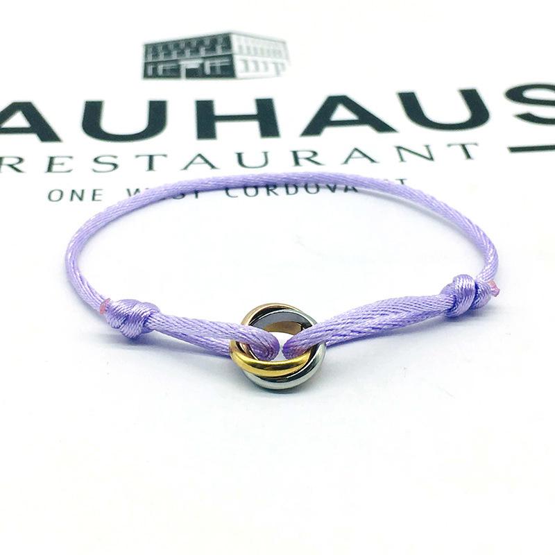 Simple Retro Lucky Woven Rope Bracelet For Women Men Temperament Trendy Luxury Circles Bangles Jewelry Accessories Gifts