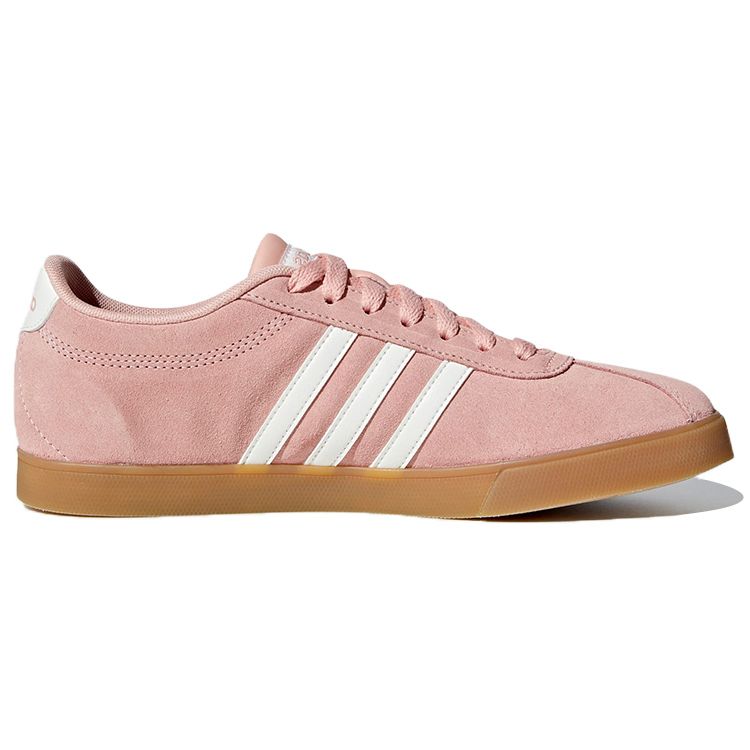 Adidas Neo Courtset Low Top Skate Shoes Women Sneakers Pink F35767