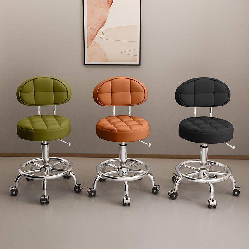 Rotating Hair Salon Barber Chair with Casters