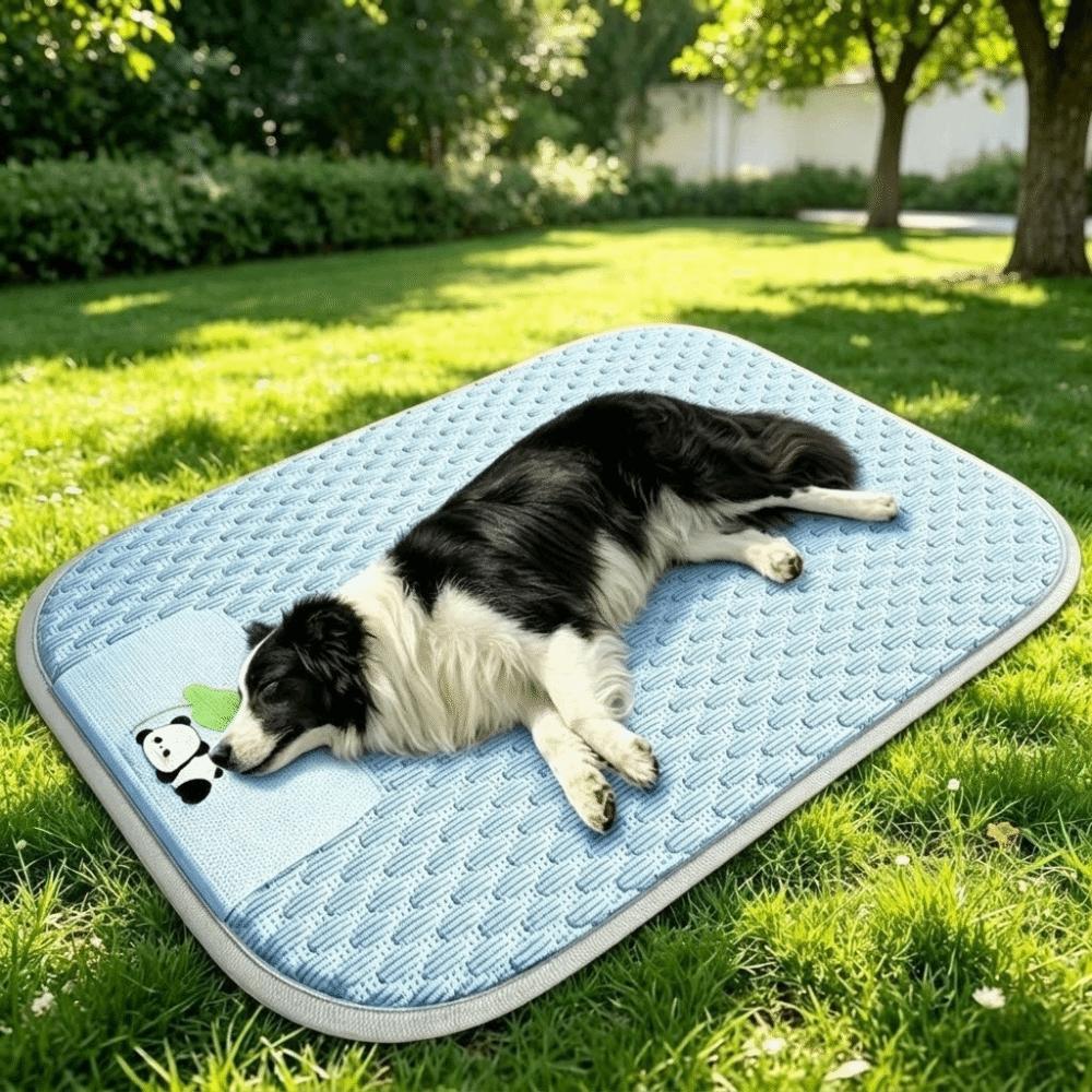 Breathable Dog Cool Mat Soft Pet Sleep Mat Cartoon Dog Bed Pad  Kennel