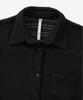 NOIRER FOR WOMAN Cotton Crochet Slim Shirt (Black)