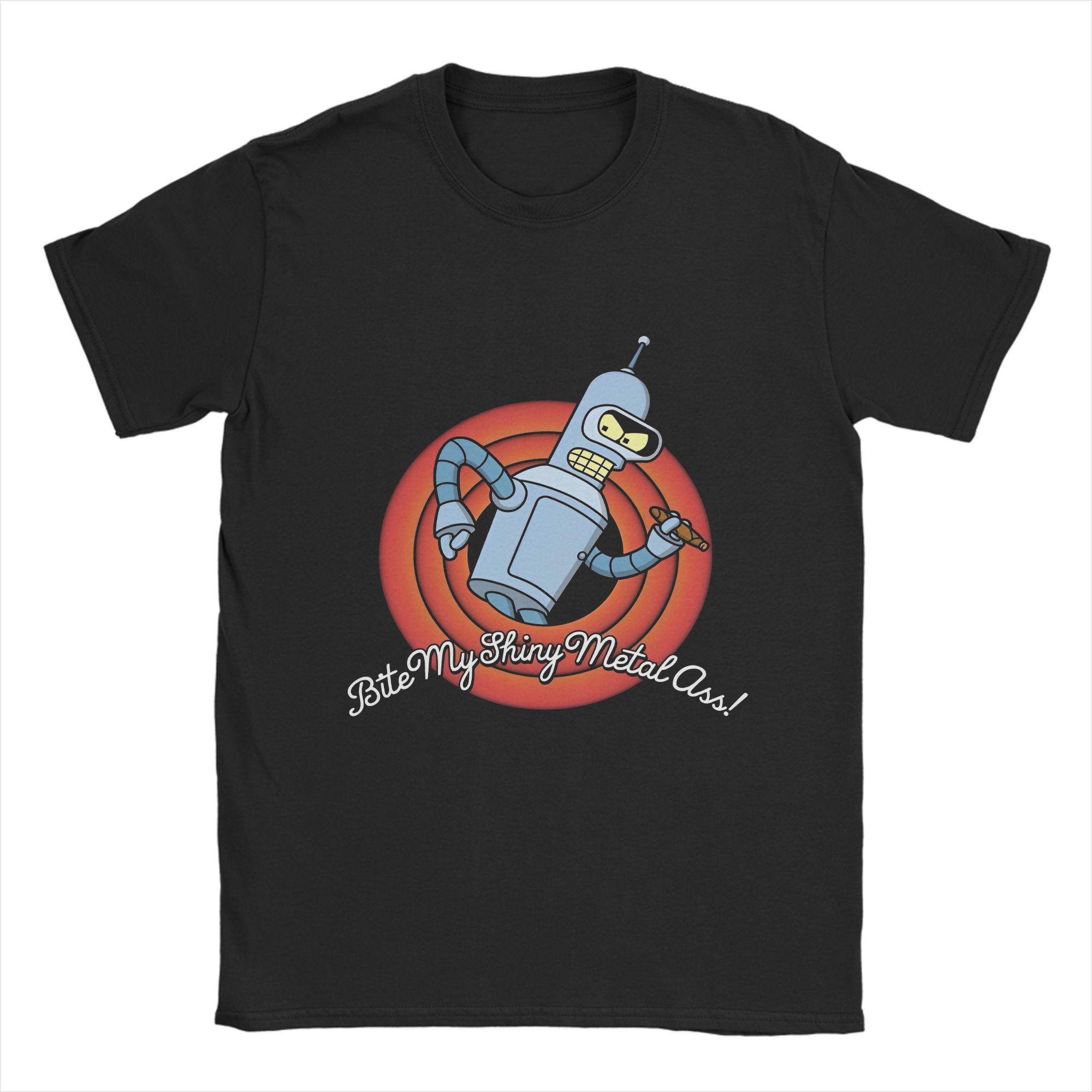 

F-Futuramas men s T-shirt Summer New T-shirt 100% cotton T-shirt Short-sleeved T-shirt with Planet Express M