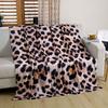 Leopard Print Throw Blanket Sexy Cheetah Pattern Blanket Soft Warm Bed Blankets for Sofa Couch Bedding Living Room Home Decor
