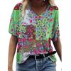 Oversized 3d Abstract Summer Print Women's T-shirt Casual Loose Short-sleeved Tops Tee Ladies Tshirt 5xl Streetwear Clothes