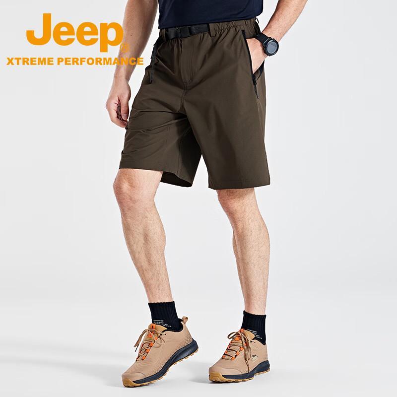 Jeep Men's Summer Outdoor Quick-Dry Hiking Shorts