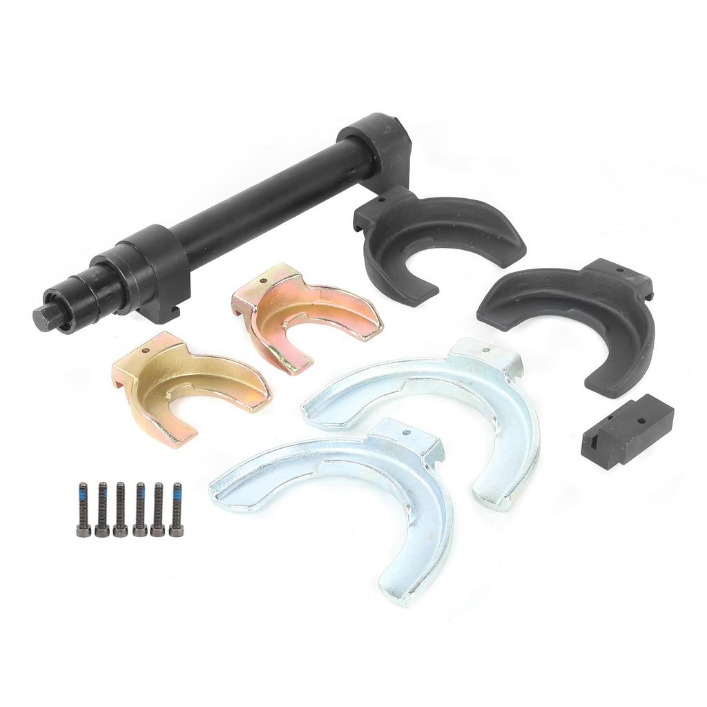 Interchangable Fork Strut Coil Spring Compressor Extractor Tool Kit Remover Auto Repairing