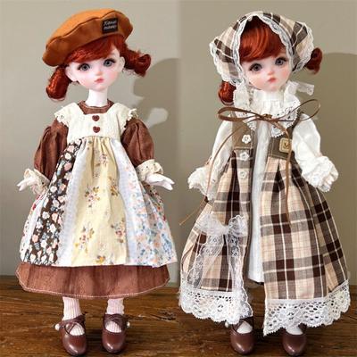 Fashion 1/6 BJD Doll Outfit Set Cute Girl Toy Gift Trendy Doll Dress  (No Dolls and Shoes)
