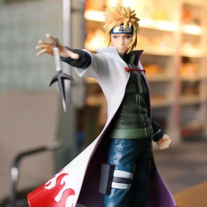 30cm Anime Naruto Namikaze Minato GK PVC Actionfigur Statue Sammlermodell Kinderspielzeug Puppe Geschenke