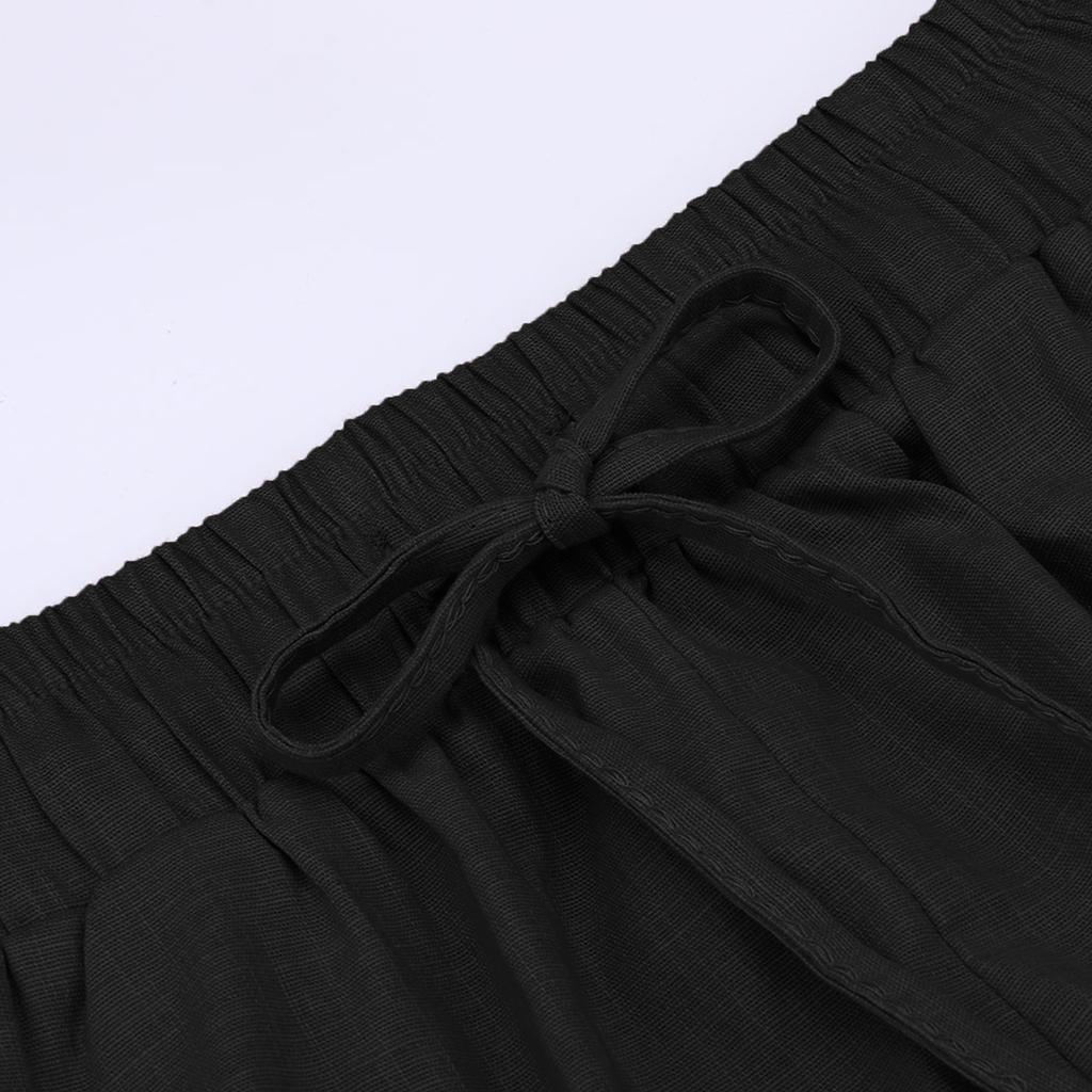 Women's Summer Elastic Waist Loose High Waist Wide Leg Thin Casual Shorts