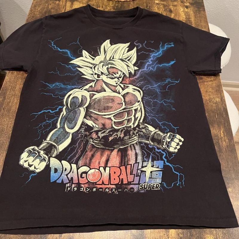 

Bandai New Dragon Ball Z Super Saiyan God Printed Men s and Women s Crew Neck Plus Size Short Sleeve T-Shirts Loose Top Apparel 4XL