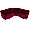 Velvet Lshaped Seven Piece Sofa Cover Set With Stretch Material For Corner Sectionals