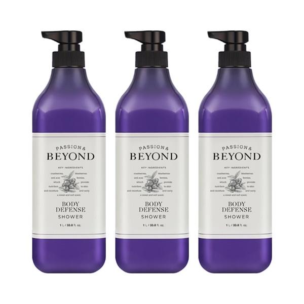 BEYOND Body Defense Shower 1L x3 / Large Capacity Body Wash