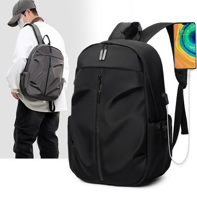 Backpack Men Casual Large-capacity Computer Travel Backpack Female Junior High School Students High School Students Schoolbag Ma