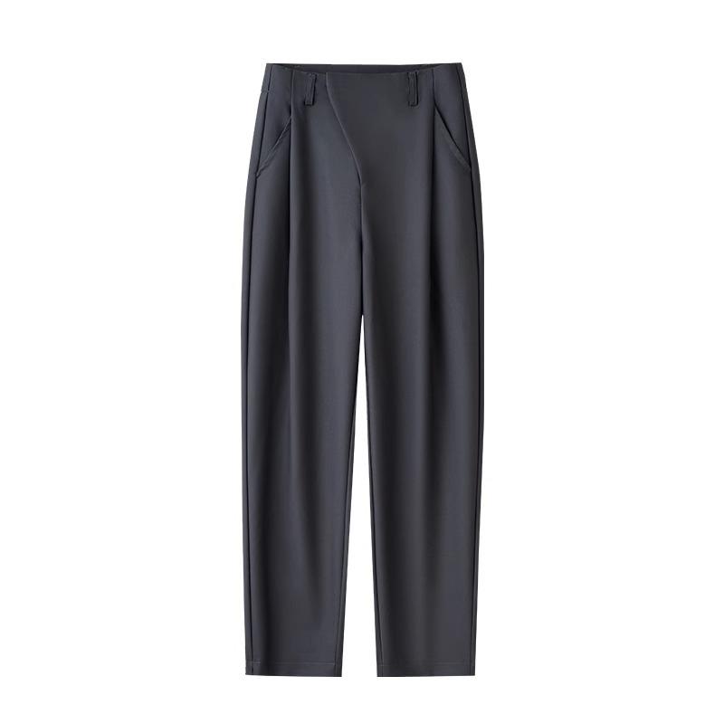 2024 Summer Women's High Waist Slimming Harem Pants - New Fashion Temperament, Casual Draping Cigarette Style