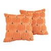 Halloween Pumpkin Cover Decorative Square Cushion Case for Couch Sofa Bed