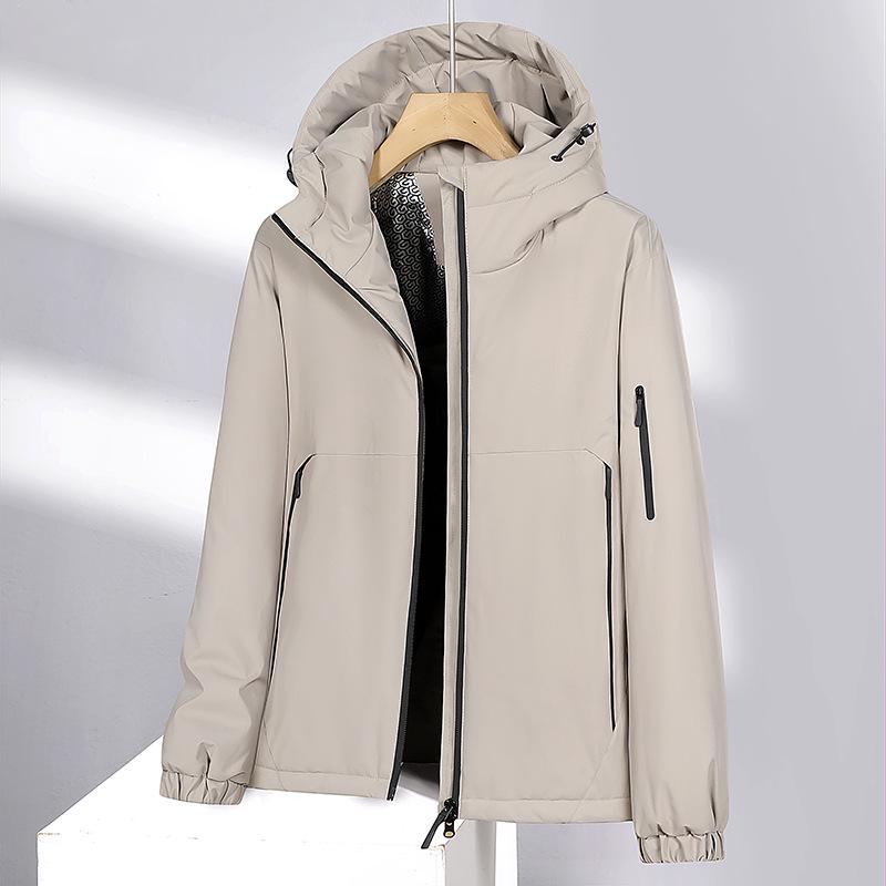 Men's Trendy Loose-Fit Graphene Hooded Winter Puffer Jacket