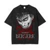 Cartoon Spell Battle Oversized Retro 3D Printed Loose Large Round Neck Cotton Short Sleeve T-Shirts Men’s
