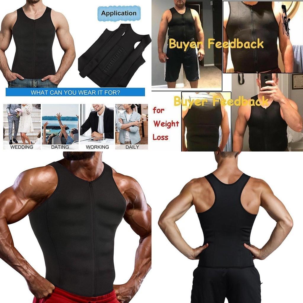 Neoprene Sauna Body Shaper Vest With Superior Tummy Control And Back Support**
