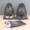 Non-Woven Shoe Storage Bag - Dust & Moisture-Proof Travel & Home Organizer with Transparent Cover