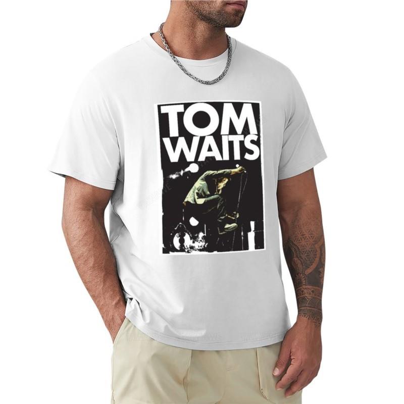 Tom Waits TShirt Funny T Shirts Sweat Shirt Unisexs Vintage T Shirts Cotton Top Tees Unisexs TShirt