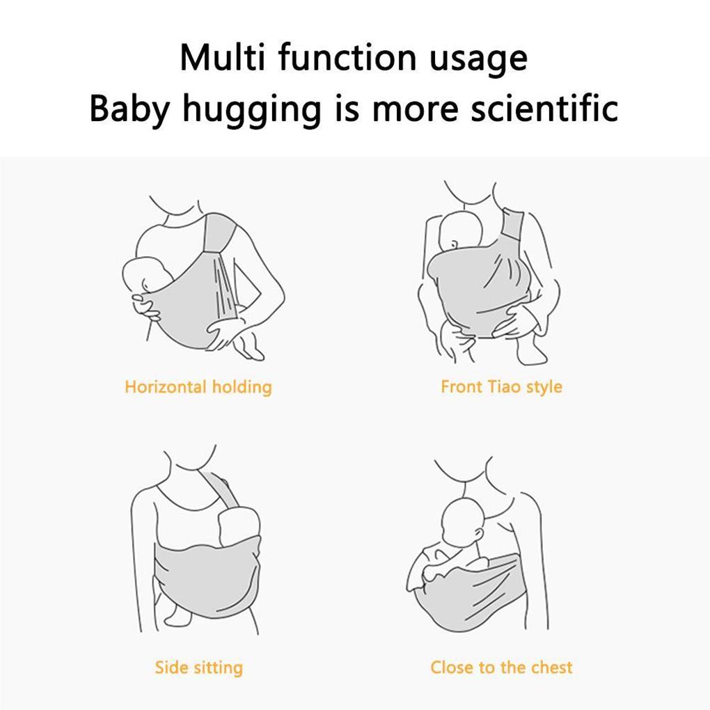 Sling Infant Wrap Carrier Professional Breathable Cotton Swaddling Pouch Protective Bag Carrying Belt Sleeping Bags