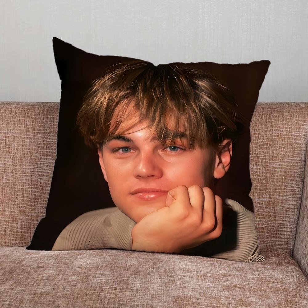 SCHAUSPIELER L-Leonardo D-DiCaprio Kissenbezug Für Zuhause Schlafzimmer Auto Büro Dekoration Wohnzimmer Sofakissenbezug Geeignet