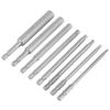 Hilitand Hex Bit 100mm Total Shank with Set Set, Length, 6.35mm Diameter, Magnets, 2.5/3/4/5/6/8/10/12mm Bits, 8-Piece