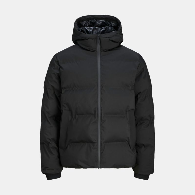 

Базовая мужская пуховая куртка с капюшоном Planet на молнии JACK & JONES L чёрный