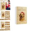 Weihnachts-Adventskalender mit Hundemotiv und Acryl-Tierfiguren zum Verschenken in der Weihnachtszeit