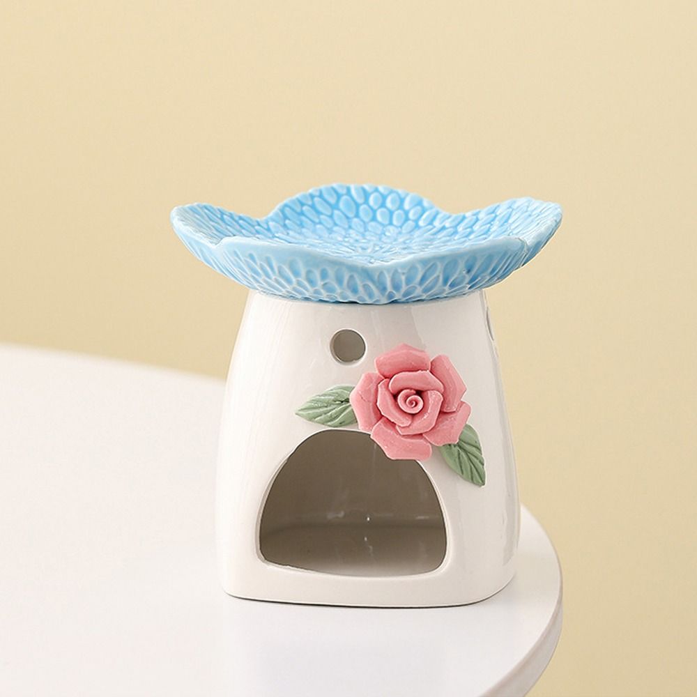 Eco-Friendly Flower Aromatherapy Stove Heat Resistant Essential Oil Diffuser  Yoga Room