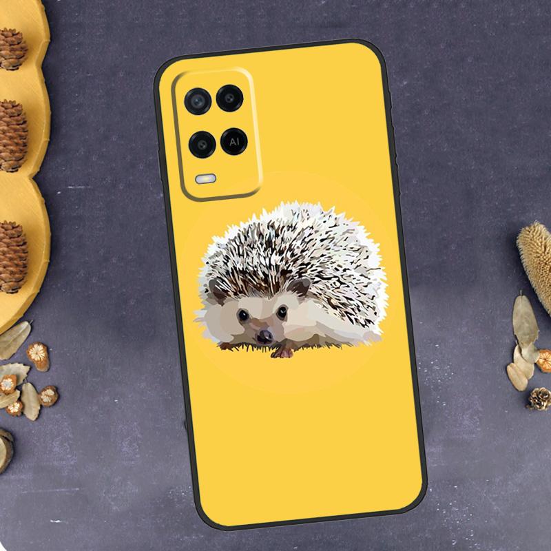 

Animal Hedgehog Phone Case For Oppo A78 A38 A58 A74 A15 A80 A60 A40 A94 A54 A98 A18 A16 A76 A96 A17 A77 A57S OPPO A78 5G
