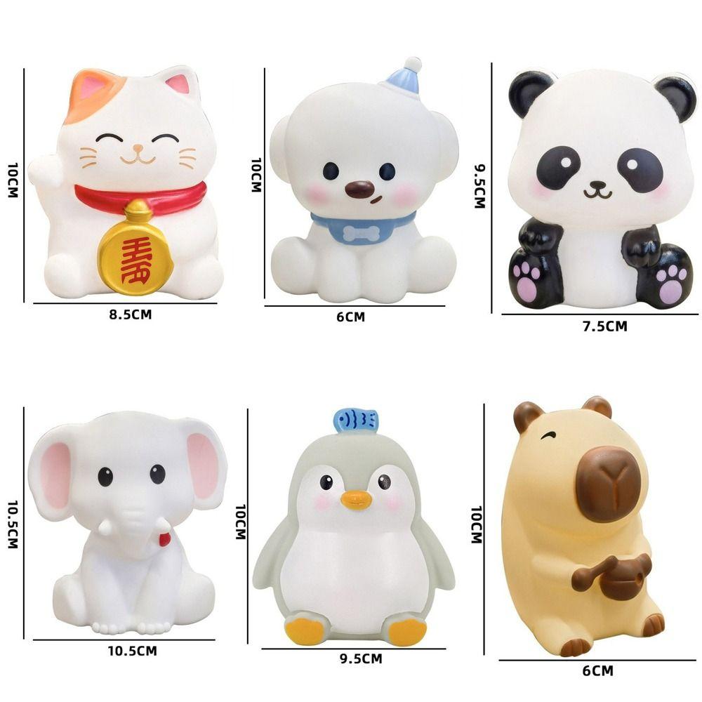 Home Desktop Ornaments Bedroom Bedside Sleeping Lamp Capybara Warm Light Pinch Lamps