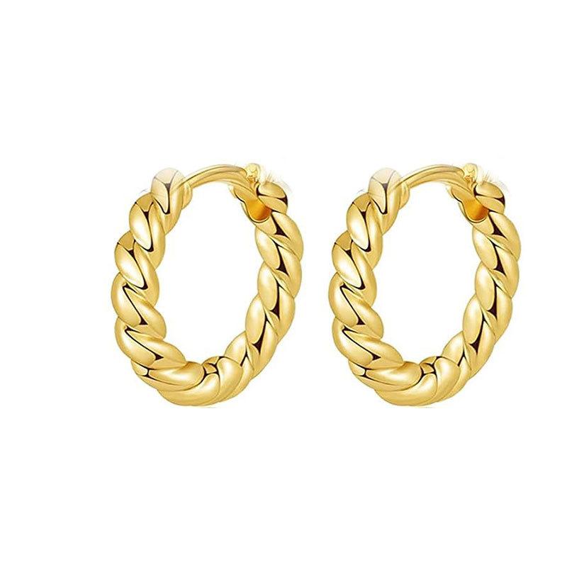 Stainless Steel Ear Barbels Ear Ring Star and Moon Ear Hoops Versatile Ear Pinning Accessories