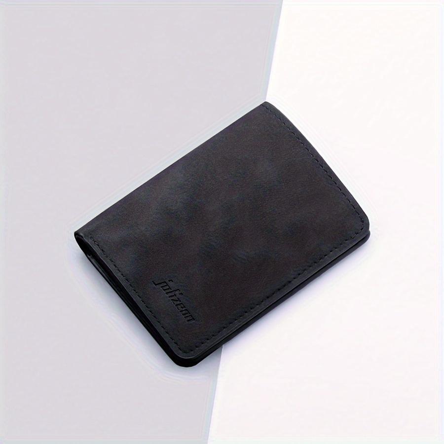 1pc Men's Vintage PU Leather Mini Wallet with Multi-Card Slots, Ultra-Thin Driver's License Holder