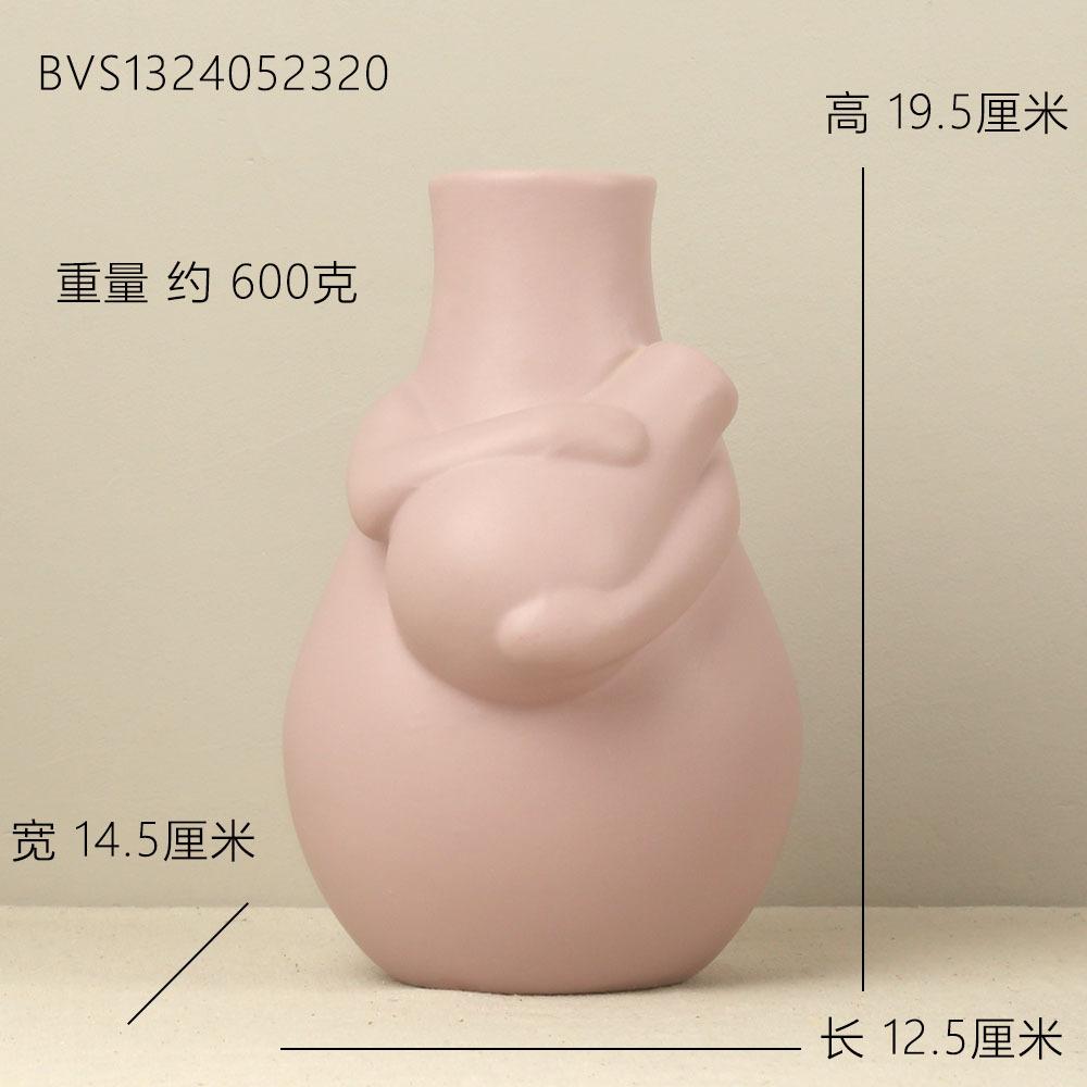 Creative Ceramic Decorative Vases Human Body Shape for Hydroponic Home Decor