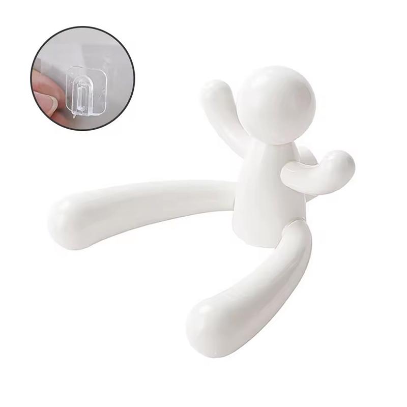 Creative Wall Shelf Organizer Portable Space Saving Key Storage Rack Cartoon Hair Accessories Hooks Bedroom